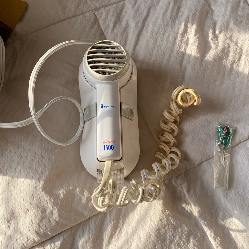 50’s-60s  vintage mounted hair dryer.